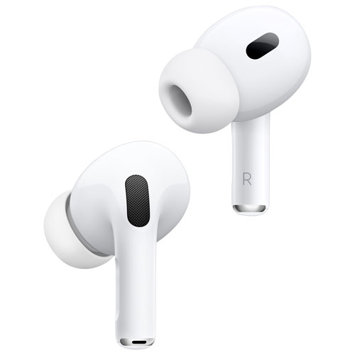 Refurbished - Apple AirPods Pro (2nd generation) In-Ear Noise Cancelling True Wireless Earbuds - White