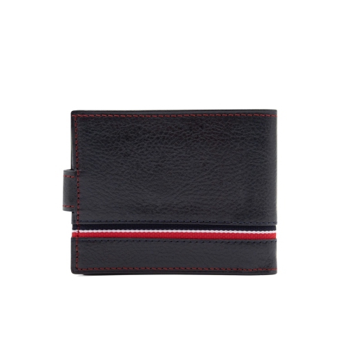 Cavalinho Sailor Bifold Leather Wallet - Navy - handmade in Portugal & RFID protected