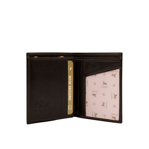 Cavalinho Bifold Slim Leather Wallet - Brown - handmade in Portugal & RFID protected