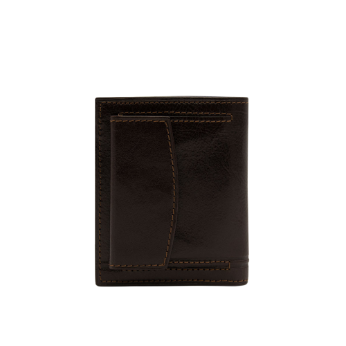 Cavalinho Bifold Slim Leather Wallet - Brown - handmade in Portugal & RFID protected