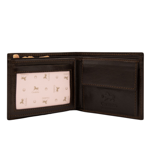 Cavalinho Trifold Leather Wallet - Brown - handmade in Portugal & RFID protected