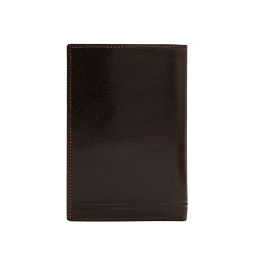 Cavalinho 2 in 1 Bifold Leather Wallet - Brown - handmade in Portugal & RFID protected
