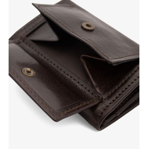 Cavalinho Trifold Mini Leather Wallet - Brown - handmade in Portugal & RFID protected
