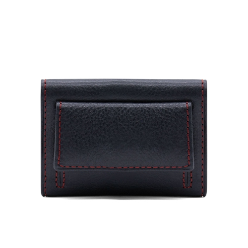 Cavalinho Trifold Mini Leather Wallet - Navy - handmade in Portugal & RFID protected