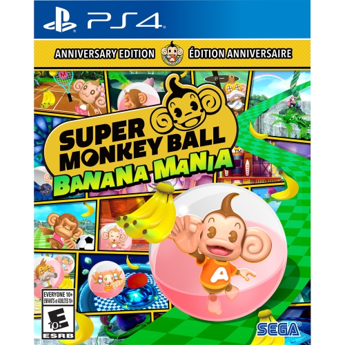 Super Monkey Ball Banana Mania ANNIVERSARY LAUNCH EDITION for PlayStation 4 [VIDEOGAMES]