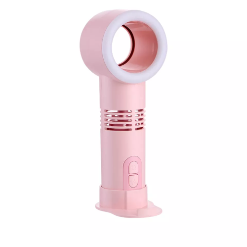 Handheld Fan With Ring Light/Phone Stand