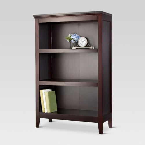 48" Carson 3 Shelf Bookcase - Espresso