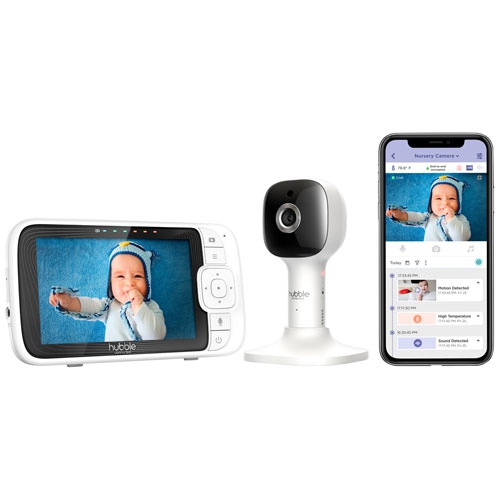 Open Box - Hubble Nursery Pal Cloud 5" Video Baby Monitor with Night Vision & 2-Way Communication