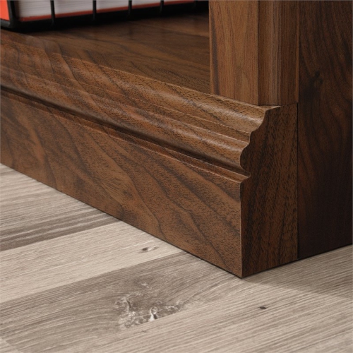 Sauder Misc Modern Storage 5-Shelf Tall Wood Bookcase in Brown