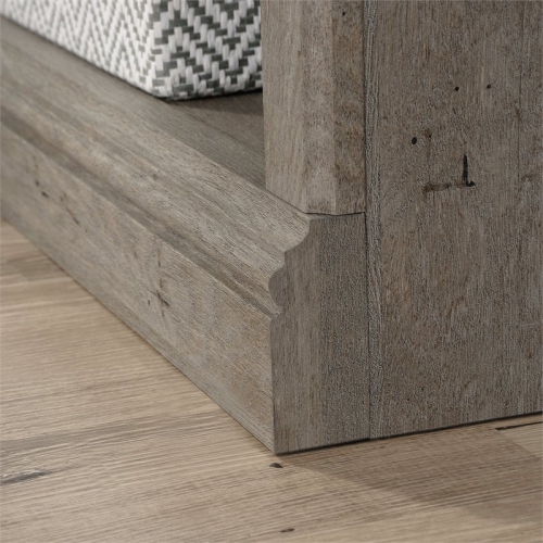 Pemberly Row Contemporary 5-Shelf Tall Wood Bookcase in Mystic Oak