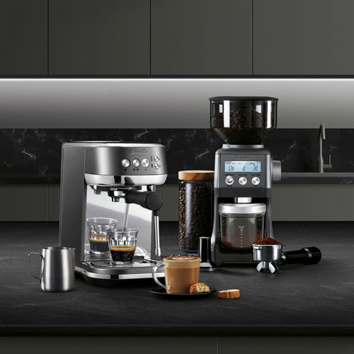 Remis à neuf (bon état) - Machine à expresso automatique Bambino Plus de Breville - Coquillage - Reconditionné par Breville