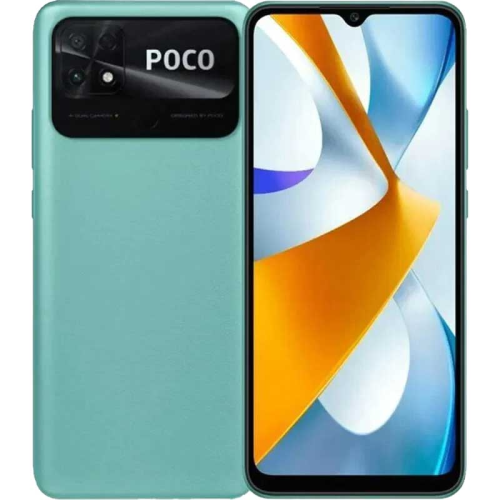 POCO  C40 Dual (Global) (64GB/4GB Green) - Brand New In Coral