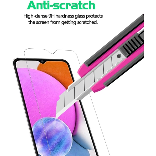 SupeRShield-2 PACK Screen Protector for Samsung Galaxy A21s Tempered Glass [HD Full Coverage] [Easy Installation] [Round Edge] [Scratch Resistant] 9H