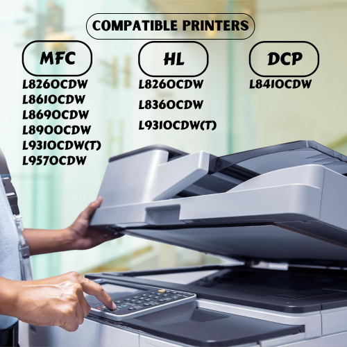 PRINTOXE® TN436 BLACK Compatible High Yield of TN433 Toner Cartridge TN 436 for Brother HL L8260CDW 8360CDW 9310CD(T) and DCP L8410CDW and MFC