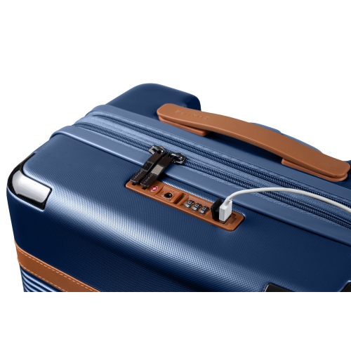 CHAMPS Collection Vintage III Ensemble de bagages rigide extensible 3 pièces