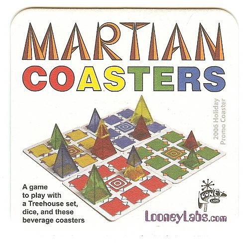 Looney Labs Martian Coasters