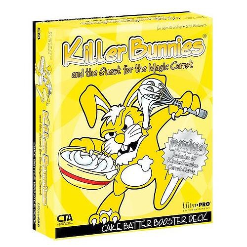 Ultra Pro Killer Bunnies and the Quest for the Magic Carrot: Cake Batter Booster Deck 2-8 players, ages 13+, 45 minutes