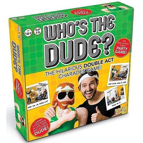 Identity Games Who's The Dude? 3-8 players, ages 16+, 30 minutes