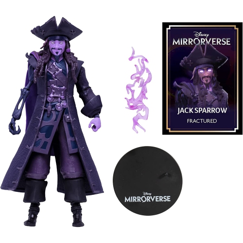 McFarlane Toys Disney Mirrorverse: Captain Jack Sparrow Fractured 7" Action Figure