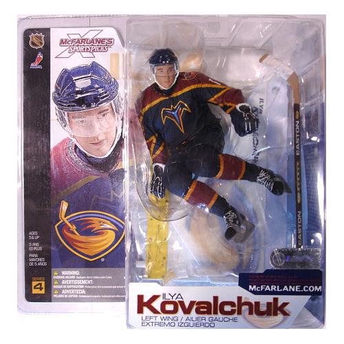 McFarlane Toys NHL Sportspicks Series 4 Ilya Kovalchuk Navy Jersey Letters on Helmet