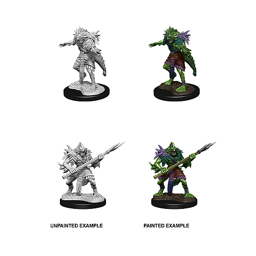 WIZKIDS GAMES  Dungeons & Dragons Nolzur's Marvelous Unpainted Miniatures: Sahuagin