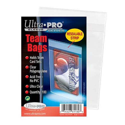 ULTRA PRO  Team Bags Resealable Sleeves