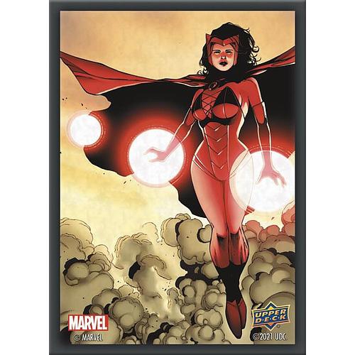 UPPER DECK  Marvel Scarlet Witch Matte Sleeves (67MM X 92Mm) 65 Standard Size Card Sleeves