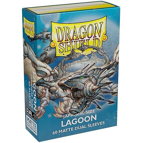 Étuis Dragon Shield Dimensions japonaises : Lagoon double mat AT-15148