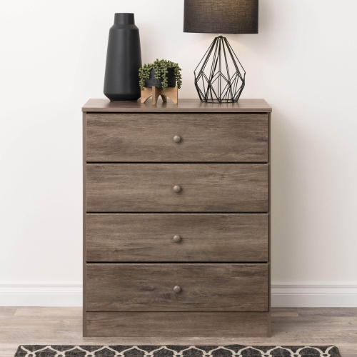 MODUBOX Astrid 4-Drawer Dresser - Drifted Grey