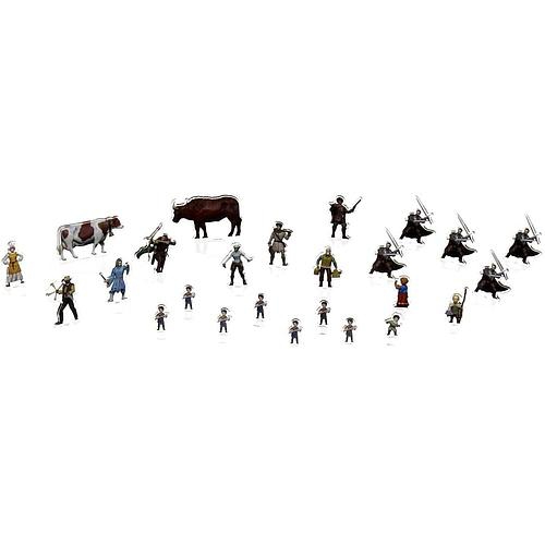 Wizards of the Coast Dungeons & Dragons: Idols of the Realms Essentials 2D Miniatures - Sidekick Pack 27 Acrylic 2D Miniatures