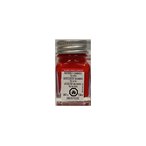 Testors Flat Red Enamel Model Paint