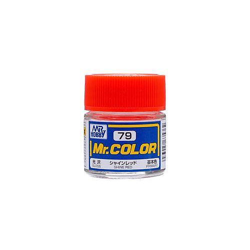 MR. HOBBY  Mr. Color 79 - Shine Gloss/primary (C79) Plastic Model Kit Paint In Red