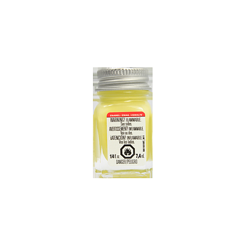 Testors Gloss Light Yellow Enamel Model