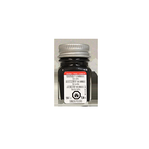 Testors Metallic Black Enamel Model Paint