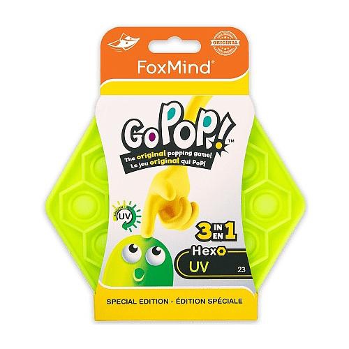 FoxMind Games Go Pop! Hexo Yellow/Green&nbsp; UV Special Edition 23 1-2 players, ages 5+, 10 minutes