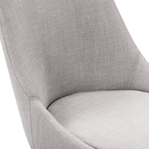 Tabouret de bar en tissu à dossier Boston, lot de 2