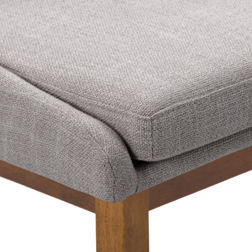 Tabouret de bar en tissu à dossier Boston, lot de 2