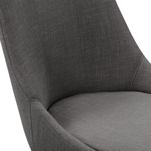 Tabouret de bar en tissu à dossier Boston, lot de 2