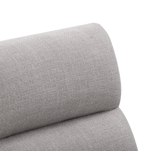 CorLiving DBT-304-B Boston Counter Height Channel Tufted Fabric Barstool, Light Grey, Set of 2