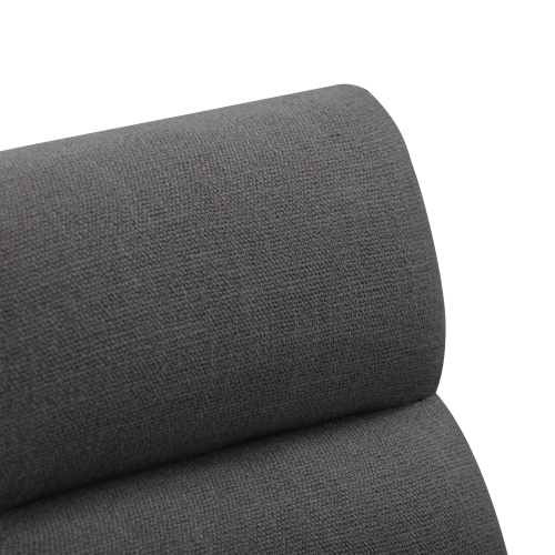 CorLiving DBT-302-B Boston Counter Height Channel Tufted Fabric Barstool, Dark Grey, Set of 2