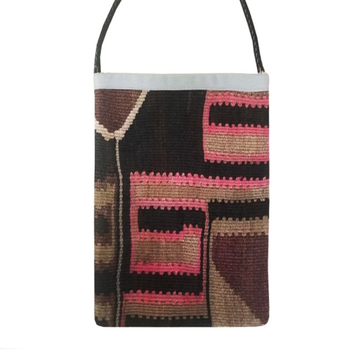 Sac à bandoulière en laine Kilim de SONNATI