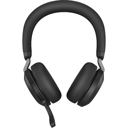 Jabra Evolve2 75 On-Ear Noise Cancelling Sound Isolating Wireless Bluetooth 5.2 Headsets with Mic - USB-A-Microsoft Teams