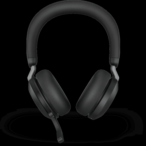 Jabra Evolve2 75 On-Ear Noise Cancelling Sound Isolating Wireless Bluetooth 5.2 Headsets with Mic - USB-A-Microsoft Teams