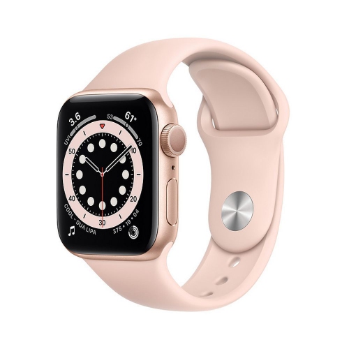 Apple Watch Series 6 40 mm avec téléphone cellulaire déverrouillé – Doré – nouveau