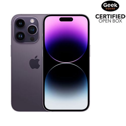 Open Box - Apple iPhone 14 Pro 256GB - Deep Purple - Unlocked
