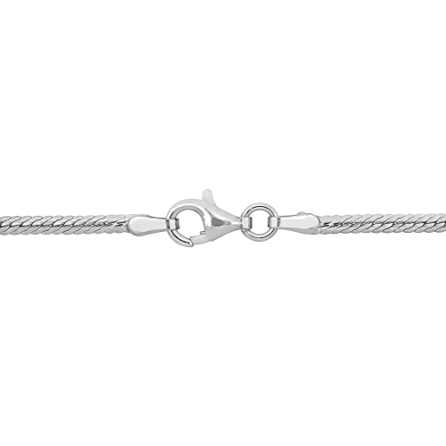 Amour Herringbone Chain Bracelet Silver