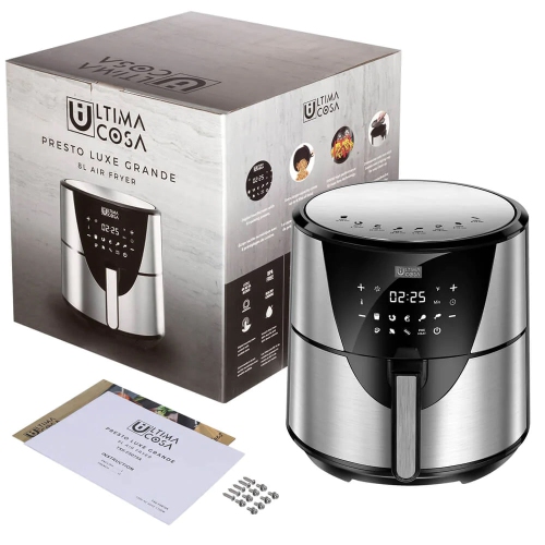 Open Box -Ultima Cosa Presto Luxe Grande Airfryer - 8L/8.5 Qt - Stainless Steel