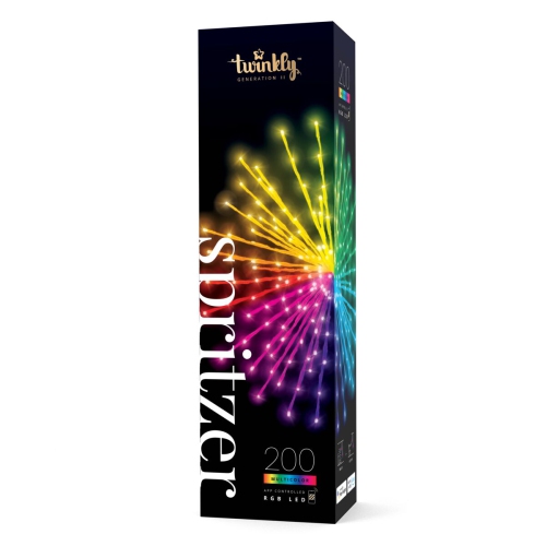 Spritzer de Twinkly – 200 lumières RVB Spritzer, ø40 cm, 16 millions de couleurs – génération II