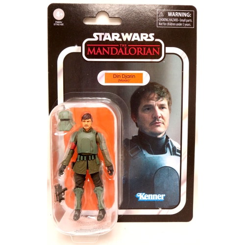 STAR WARS  The Vintage Collection 3.75 Inch Action Figure (2022 Wave 2) - Din Djarin (Morak) Star Wars - The Vintage Collection Din Djarin (Morak) from series mandalorian best tv serie ever