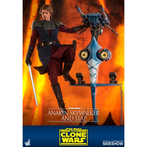 Star Wars The Clone Wars 12 Inch Action Figure 1/6 Scale Series - Anakin Skywalker and STAP 906795